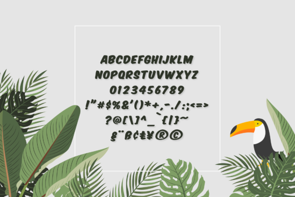 Jungville Font PNG with transparent background - Preview 1