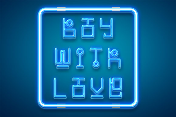 Korean Looks Font PNG with transparent background - Preview 2