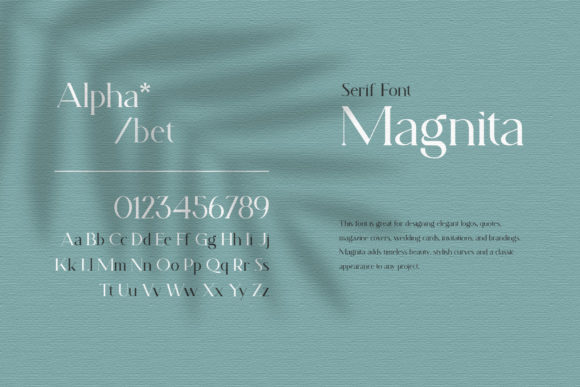 Magnita Font PNG with transparent background - Preview 6