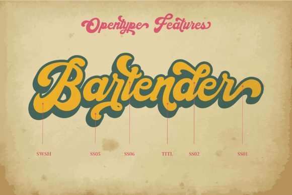 Prostteo Font PNG with transparent background - Preview 4