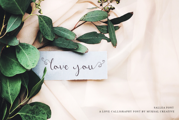 Sallea Font font preview - 4