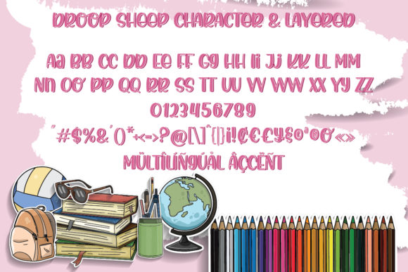 Droop Sheep Font - Preview 1