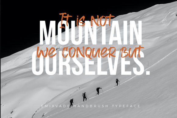 Emixvade Font PNG with transparent background - Preview 6