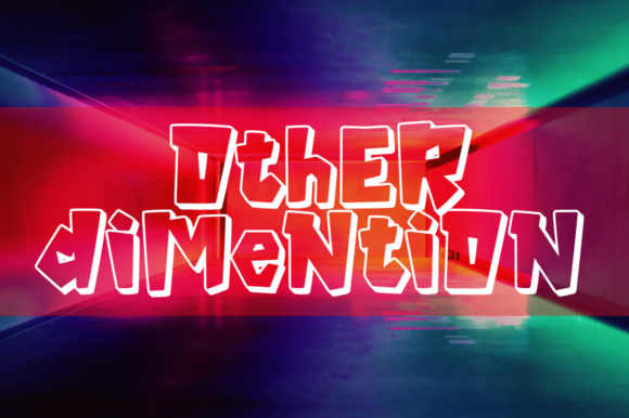 Matrixoid Font PNG with transparent background - Preview 1