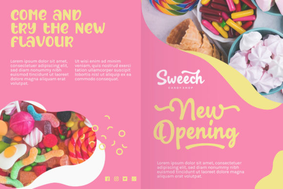 Nadilla Font PNG with transparent background - Preview 2