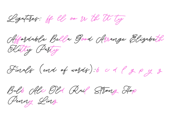 Saturday Champagne Font PNG with transparent background - Preview 5
