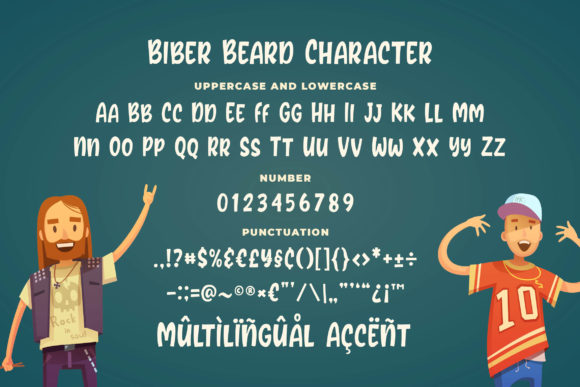 Biber Beard Font - Preview 4
