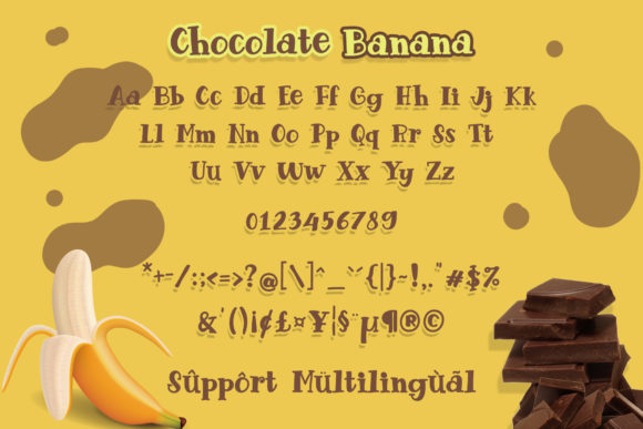 Chocolate Banana Font - Preview 4