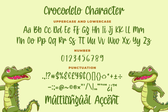 Crocodelo Font - Preview 5
