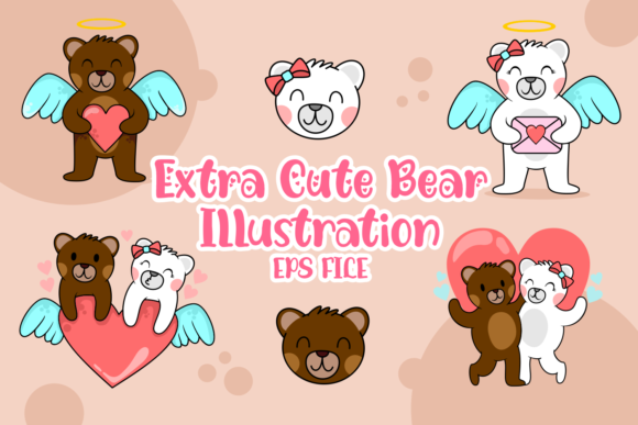 Lova Bear Font PNG with transparent background - Preview 3