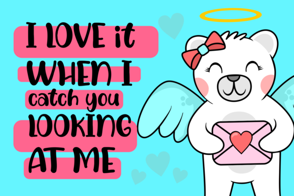 Lova Bear Font PNG with transparent background - Preview 5