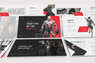 Preview of Athletics Powerpoint Template sports presentation template