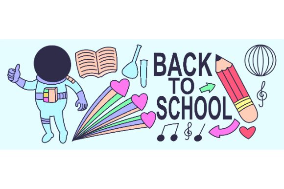 Back to School Doodles Graphic by firdausm601 · Creative Fabrica