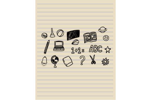Back to School Doodle Art Graphic by firdausm601 · Creative Fabrica