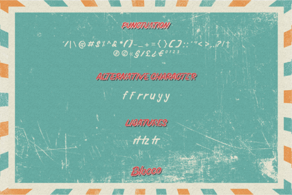 Blocco Font - Preview 6