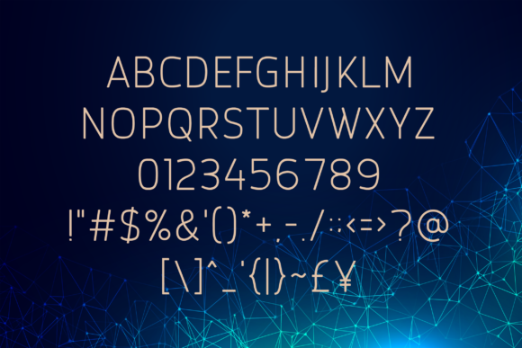 Browncode Light Font PNG with transparent background - Preview 1