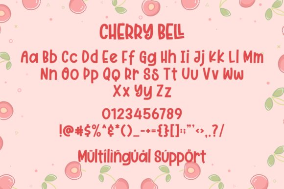 Cherry Bell Font - Preview 6