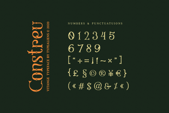 Constreu Font - Preview 6