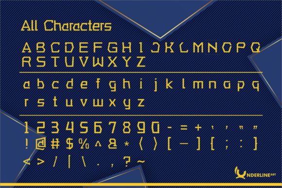 Corners Font - Preview 6