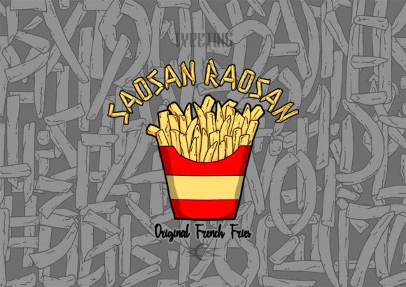 French Fries Font - Preview 1
