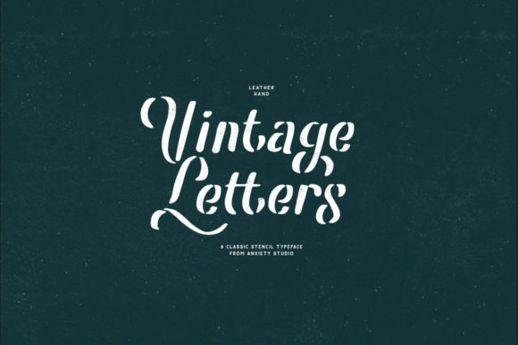 Leatherhand Font PNG with transparent background - Preview 4