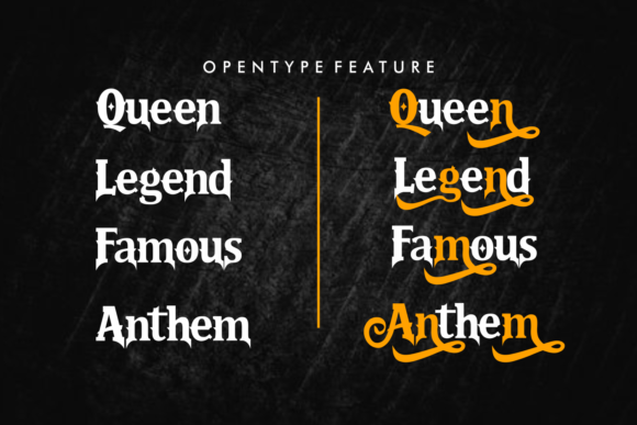 Quinthero Font PNG with transparent background - Preview 4