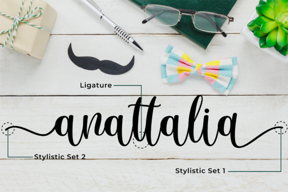 Anattalia Font - Preview 1
