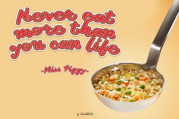 Chicken Curly Font - Preview 2