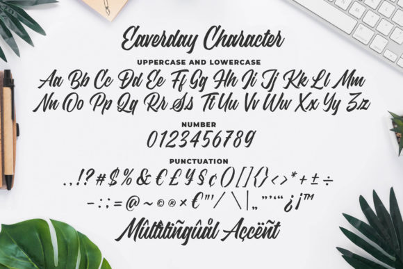 Eaverday Font - Preview 6