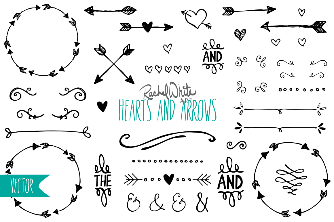 Hearts & Arrows Vector 