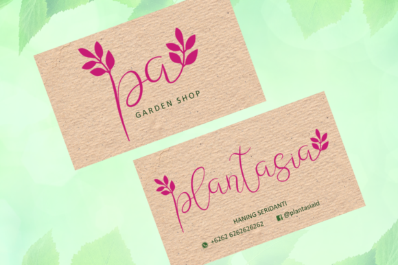 Leafing Font PNG with transparent background - Preview 3