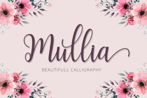 Mullia Script & Handwritten Font By Musafir LAB