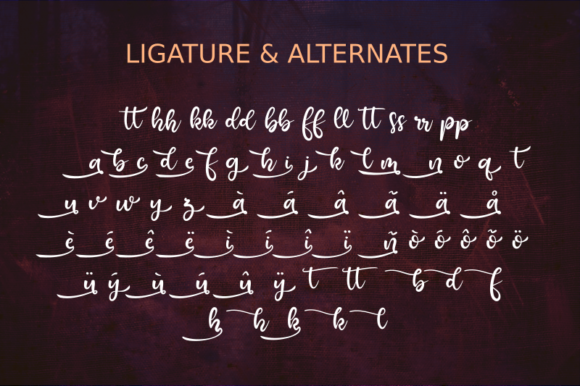 Raquen Font PNG with transparent background - Preview 6
