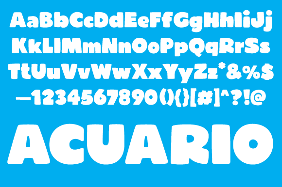 Acuario Font - Preview 4