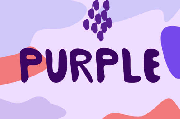 Lovely Lavender Font PNG with transparent background - Preview 5