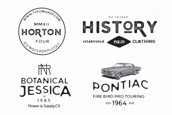Postmark Font PNG with transparent background - Preview 3