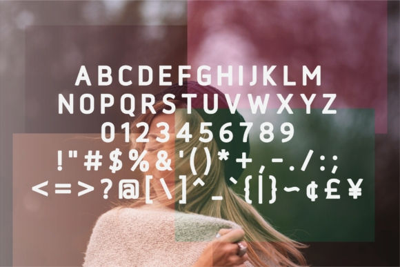 Rosalineo Extra-Bold Font PNG with transparent background - Preview 1