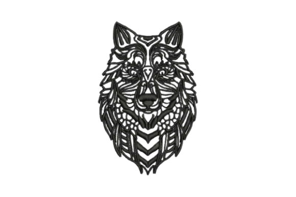 Zentangle Wolf