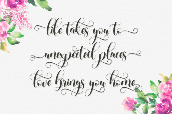 Lenastanela Font PNG with transparent background - Preview 2