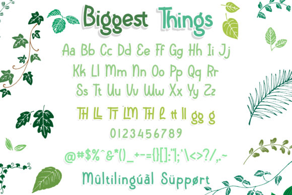 Biggest Things Font - Preview 4