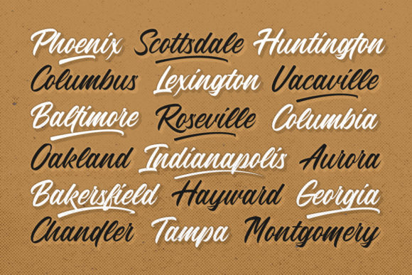 Blue Phantom Font - Preview 5