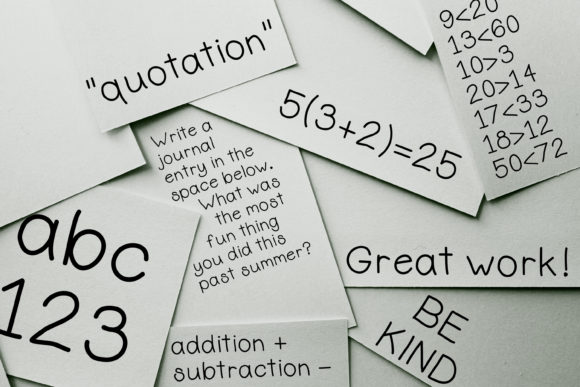 Elementary Basic Font - Preview 2