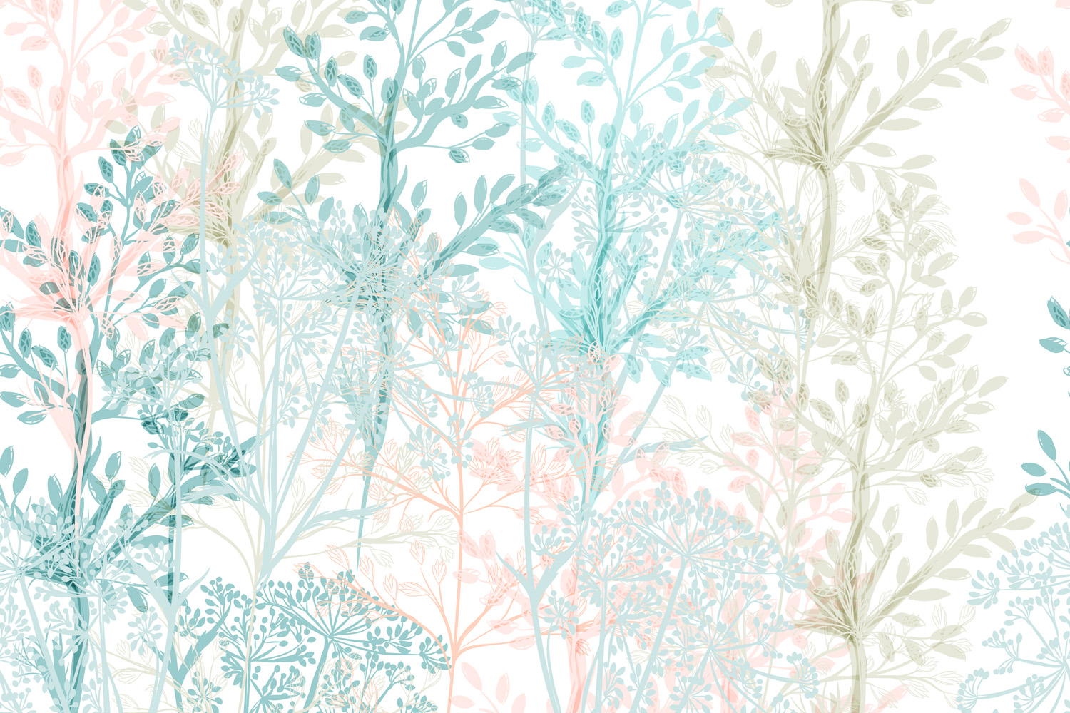 Fashion Floral Pattern in Blue Graphic by fleurartmariia · Creative Fabrica