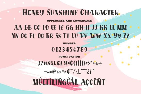 Honey Sunshine Font - Preview 5