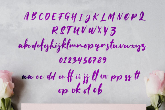 Mallent Font PNG with transparent background - Preview 5