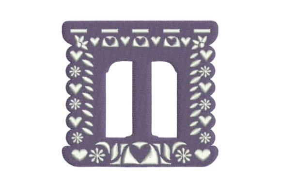 Papel Picado Alphabet T