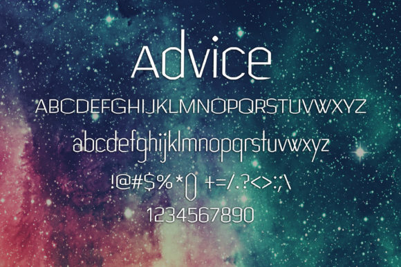 Advice Font - Preview 1