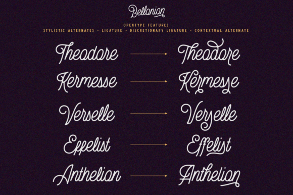 Bellonion Font - Preview 2
