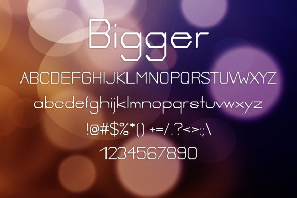 Bigger Font - Preview 1