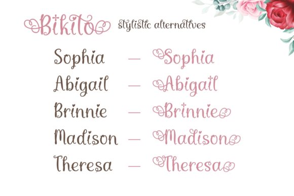 Bikito Font - Preview 4